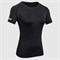 MVP Compression Tee Wmn Женская компрессионная футболка topwmn5black - фото 10875