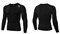 MVP Compression Raglan Longsleeve Компрессионная футболка top7black